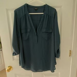 Georgette pullover blouse.